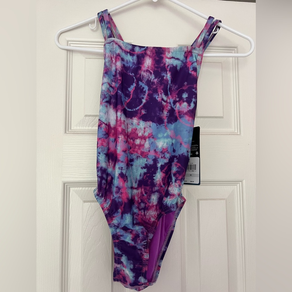 Speedo Washed Tie-Dye Swimsuit Size 26